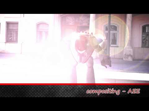 Robot in the square VFX & CGI (Breakdowne)