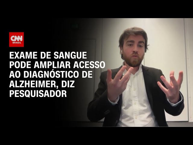 Pesquisador: Exame de sangue pode ampliar acesso ao diagnóstico de Alzheimer | LIVE CNN