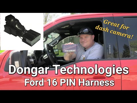Dongar Technologies Ford 16 Pin Adapter Harness Dash Camera Unboxing and Review