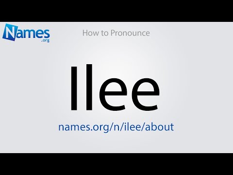 How to Pronounce Ilee