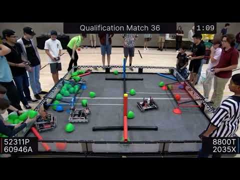 52311P 60946A vs 8800T 2035X | Polytechnic Q36 | VEX Over Under