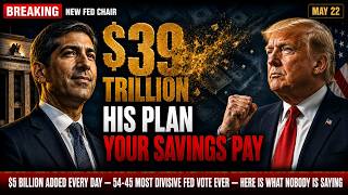 America Owes $39 Trillion — New Fed Chair Has a Plan — And Your Savings Pay the Bill