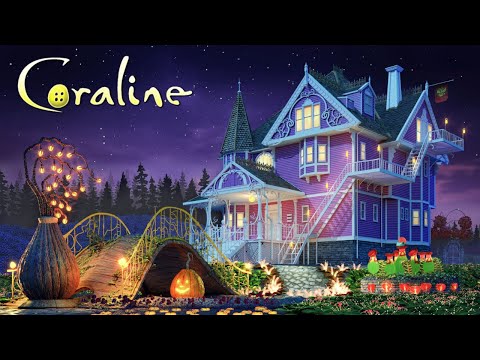 Relaxing Coraline Music || Creepy Woods Ambience