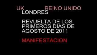 Londres, Marcha en Hackney en defensa de la juventud plebeya