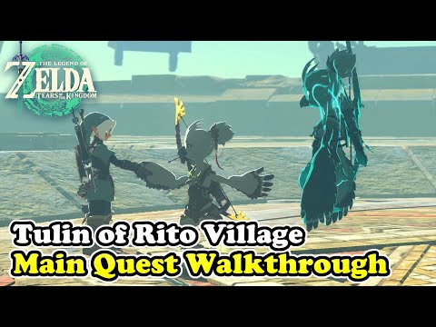 Tulin of Rito Village Main Quest Walkthrough Zelda Tears of the Kingdom (Wind Temple Guide)