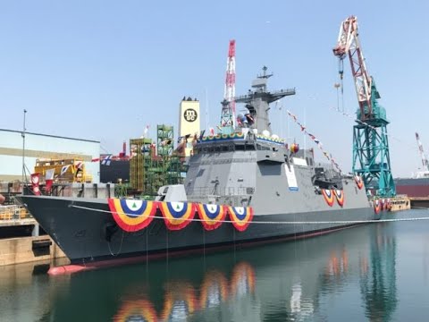 Philippines’ most modern warship launched in South Korea