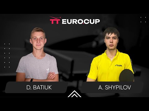 13:15 Dmytro Batiuk - Anton Shypilov 16.11.2023 TT Euro.Cup Ukraine Master. Table 3