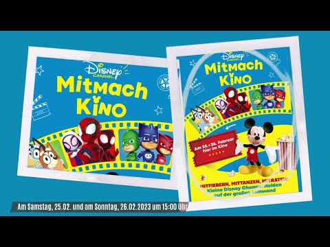 Disney Channel Mitmachkino im Capitol | Am Sa,. 25.02. & am So., 26.02.2023