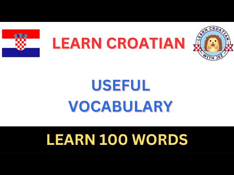Learn 100 Easy Words in Croatian [Increase your Vocabulary]