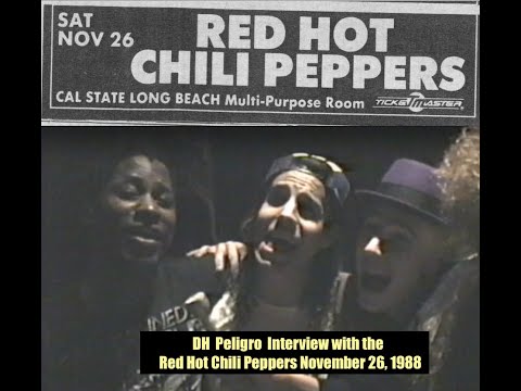 Thumbnail for [OFFICIAL] DH Peligro Interview with the RED HOT CHILI PEPPERS at CSLB 10/26/1988 by Red Hot Chili Peppers, D.H. Peligro