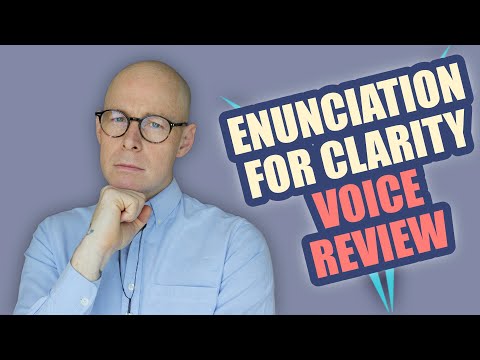 Enunciation For Clearer Speaking