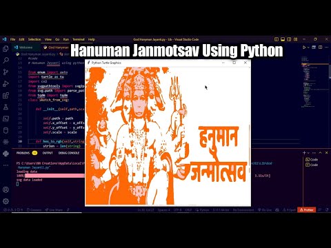 Hanuman Janmotsav Using Python Turtle Code Python Programming Hub