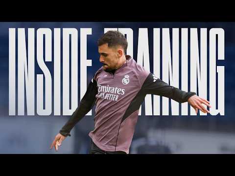 Real Madrid’s final training session ahead of Levante