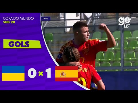 Gols e lances de Ucrânia x Espanha