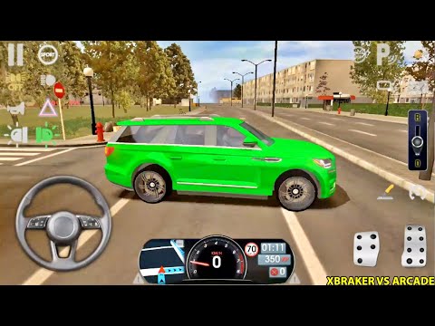 Driving School Sim#7 - Suv Unlocked: Green Suv Driving in Paris - Best Android Gameplay