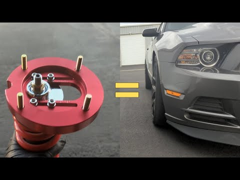 Installing Adjustable Camber Plates On Mustang
