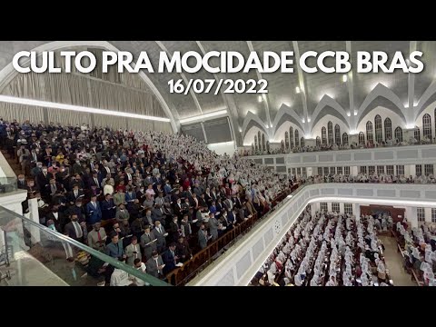 CULTO PRA MOCIDADE CCB BRÁS 16/07/22 BUSCA DE DONS SILVANO DE LEME HINO 17 O SENHOR, VEM VISITAR ME