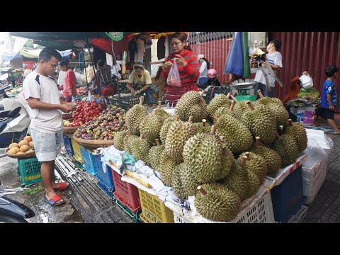 Morning Phsa Toch Tuol Sangke Street Market - Morning Activities of Khmer People in Weekend