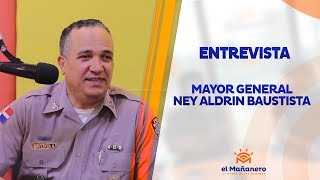 Entrevista al Director de la Policia, Mayor General Ney Aldrin Bautista Almonte