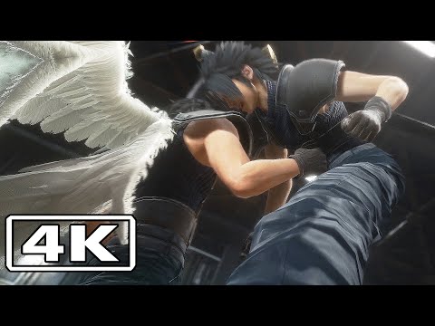 Angeal beats up Zack - Crisis Core Final Fantasy 7 Reunion (4K)