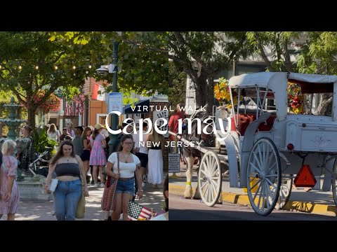 Relaxing Cape May Walk | Virtual Tour of Historic NJ Shore Town