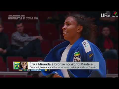 JUDO Érika Miranda é bronze no World Masters na Rússia