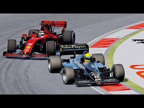 Ferrari F1 2019 vs Lotus F1 1986 - Chinese Grand Prix