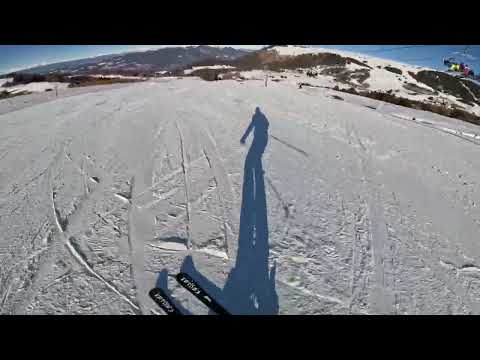 Piste 7 blue, 8 red, Alpe di Siusi, Italy (Val Gardena) - Supercarver