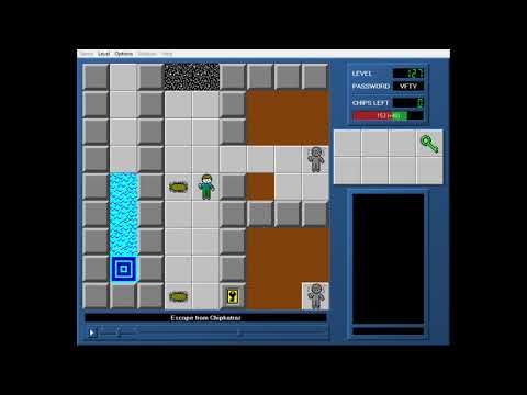 CCLP2 level 127 solution - 113 seconds