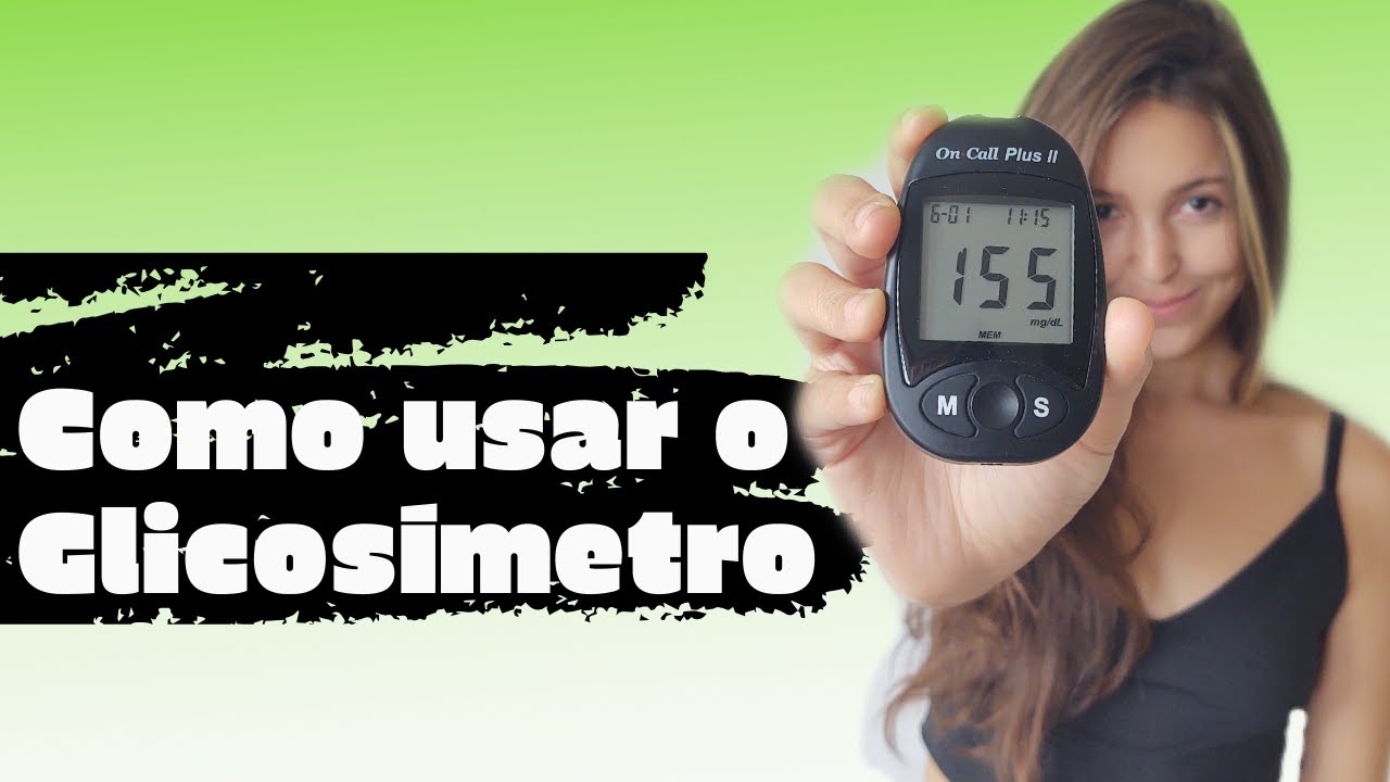 Como usar o Glicosímetro - On Call Plus II Monitor de Glicose no Sangue