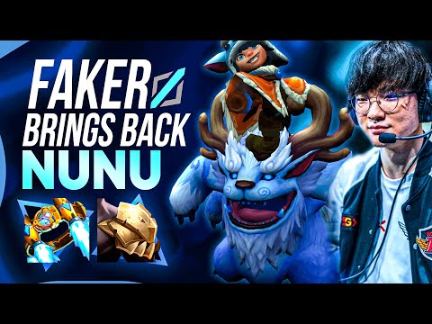 FAKER brings back his ICONIC NUNU MID...*CRAZY SOLOQ STRATEGY*