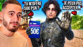 CE PETIT DE 13 ANS REFUSE QUE JE LUI DONNE UN CODE PSN DE 50€...