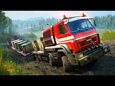 SnowRunner Azov 64131 Heavy Truck - Hardest Mission Accomplished ( Gameplay Walkthrough Ep.31 )