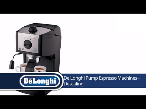 De'Longhi Pump Espresso Machines: Descaling