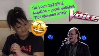 The Voice 2017 Blind Audition- Lucas Holliday: "This Woman's Work"