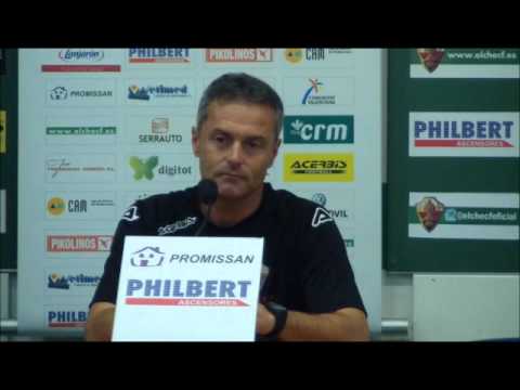 Elxsport.com | J.7: Elche CF - Recreativo | Rueda de prensa previa - Fran Escriba 12/13