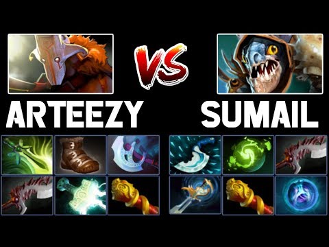 TP while Omni Kills - Arteezy Jugg Epic Game Hard Carry Battle vs Sumail Slark