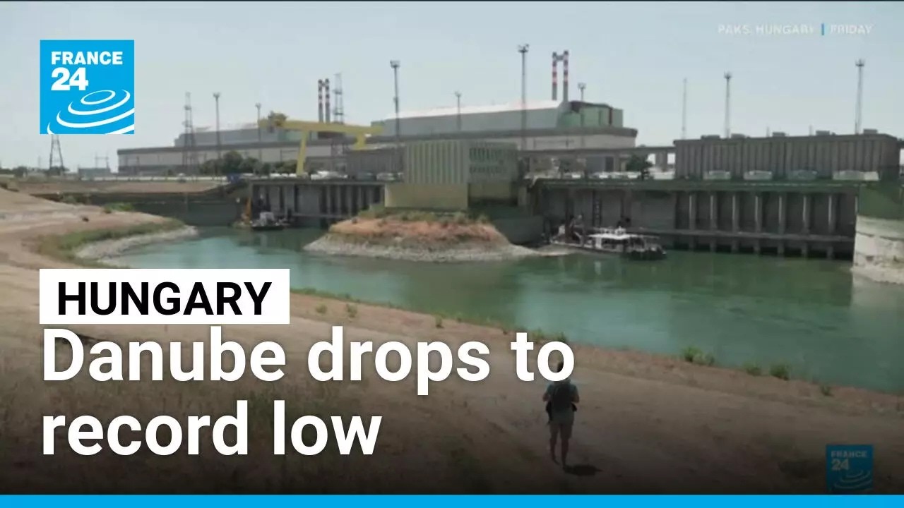 Hungary: Successive heatwaves drain Danube river used to cool nuclear plant • FRANCE 24 English
