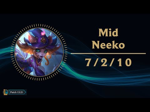 Neeko Mid vs Orianna KR Challenger Replay Patch 13.21