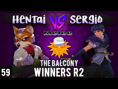 Melee @ The Balcony 59 - Winners Round 2 ft. Sergio (Marth) vs. HentaiMasterXX (Fox)