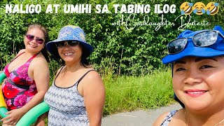 Umihi sa tabing ilog😂🤣😂