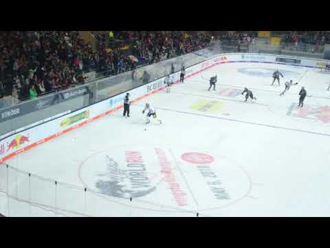 Ehc red bull München vs Eisbären Berlin 24.9.17 letzten zwei Spielminuten und sieg 4-2