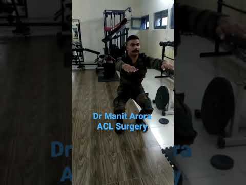 6 weeks after my ACL surgery I am back to my army unit and serving the nation! Thanks Dr Manit Arora