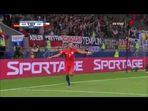 Alexis Sanchez gol ante Alemania