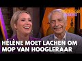 Hélène moet lachen om mop van hoogleraar Michiel de Vries: 'Die is leuk!' | VANDAAG INSIDE
