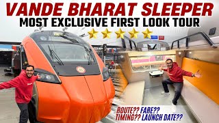 Most Exclusive First Look of Vande Bharat Sleeper Express | Howrah Kamakhya Vande Bharat Express