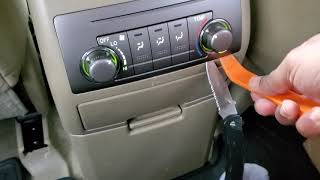 2010 Toyota Highlander Rear AC Temperature Control Unit replacement 559000E470