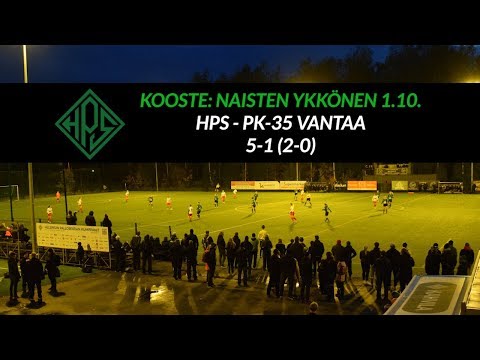 KOOSTE: HPS Naiset 5 - 1 PK-35 Vantaa, 1.10. - HPS TV