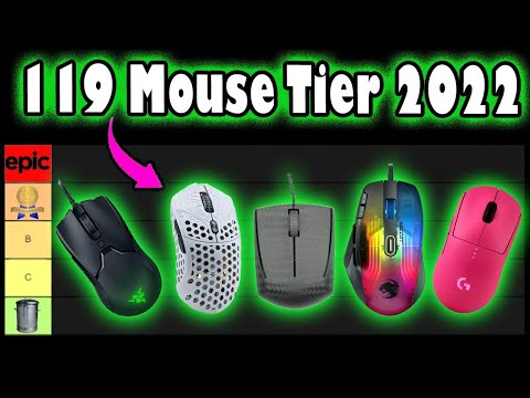 119 Mice Ranked in a Mouse Tier List for 2022