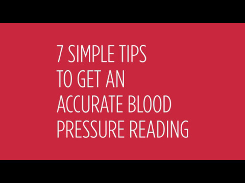How to measure blood pressure accurately